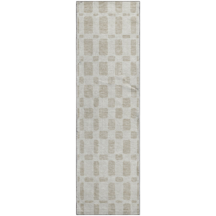 Premium Machine Washable Prisco Ivory Rug