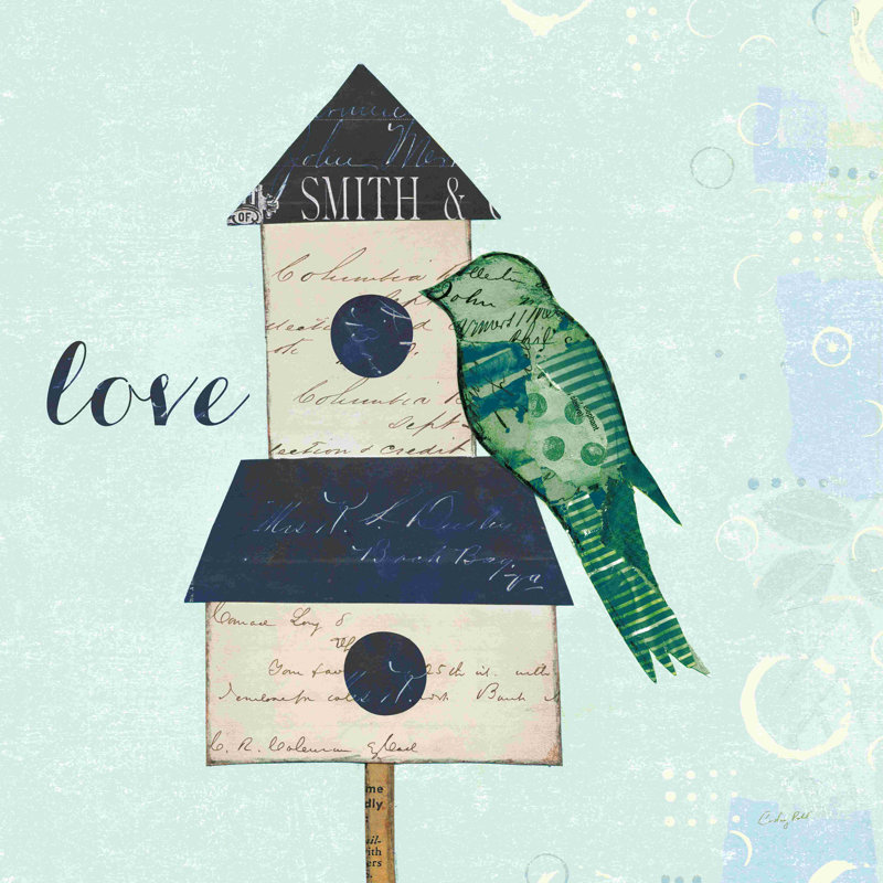 At Home IV Love, H 12 po x l 12 po, Toile tendue, Non