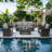 Garrigus Outdoor Wicker Patio Sofa Sofa with Cushions