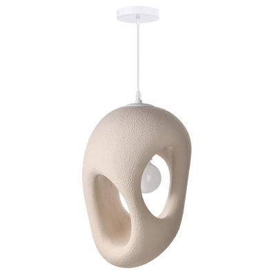 Luminaire suspendu pour îlot de cuisine pour salle à manger, couloir, restaurant, culot E26, base japonaise Wabi-Sabi