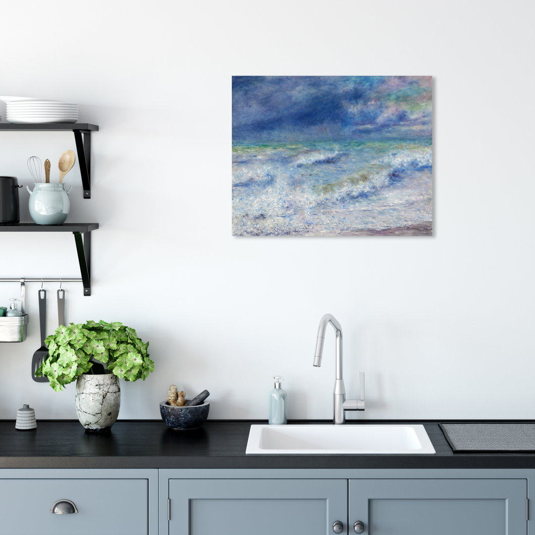 Pierre-Auguste Renoir " Renoir - Seascape 1897 " Painting Print Oliver Gal Prints 