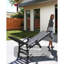 Ensemble de chaises longues de patio durables, ensemble de piscine moderne ajustable en PEHD
