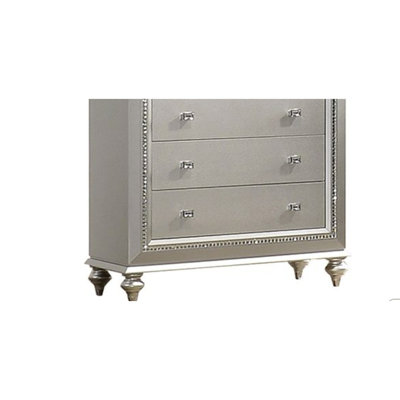 Commode à finition champagne Kaitlyn