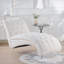 Chaise longue sans accoudoirs touffetée