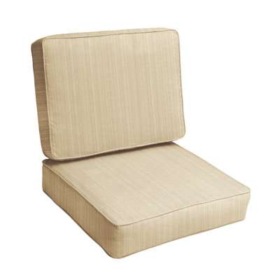 Outdoor 5'' Lounge Chair Seat / Back Cushion
