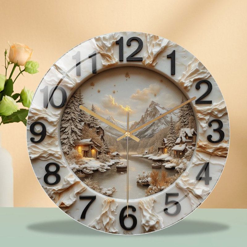 Horloge murale 12 po
