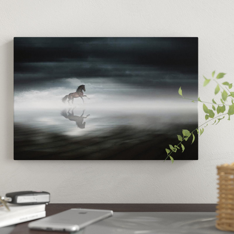 «En Medio de la Nada», reproduction sur toile, H 18 po x l 26 po x P 1,5 po, Toile tendue, Pas de tapis