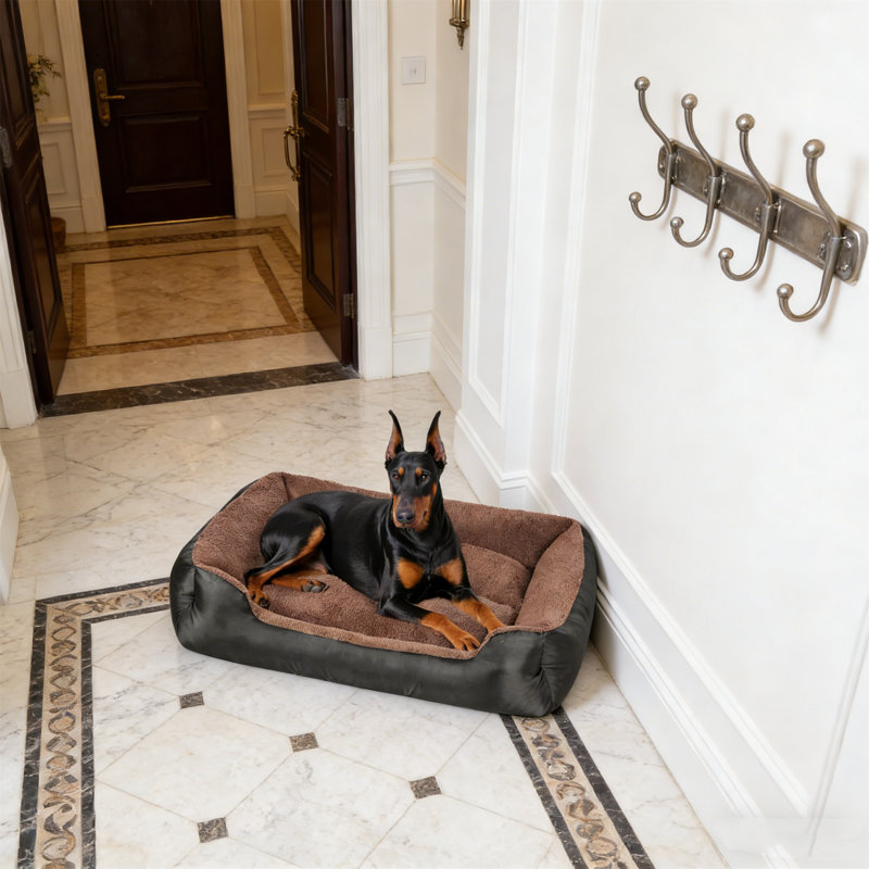 Polyester Pet Bed, 22" H x 80" W x 100" D, Black