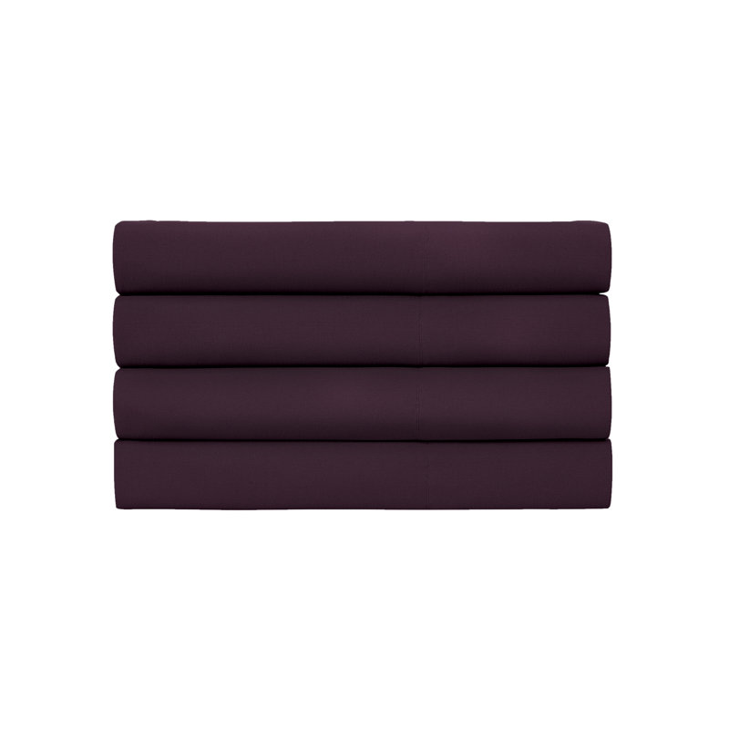 Vilano Springs Easy care Microfiber Four Pillowcases by Southshore Fine Linens, King, Purple