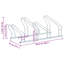 Arlmont & Co. Bicycle Stand For 4 Bikes Floor Freestanding Galvanized Steel