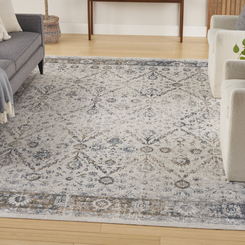 Tapis ivoire Nourison Astra, Rectangle 7 pi 10 po x 10 pi