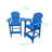 Ansel Tall Adirondack Chairs with Table - Poly Outdoor Furniture-1262700329