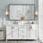 Aevar Tempered Glass and Aluminum Alloy Framed French Cleat Mounted Wall Mirror with 5-Year Warranty-384154438-397524569