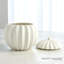 Spicchi Line Bowl W/Lid-Matte White-Lg-1754589973
