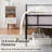 Queen Size Bed Frame, Heavy Duty Metal Bed Frame with Headboard & Footboard, Storage Space Platform Bed No Box Spring Need-207067312-256526378