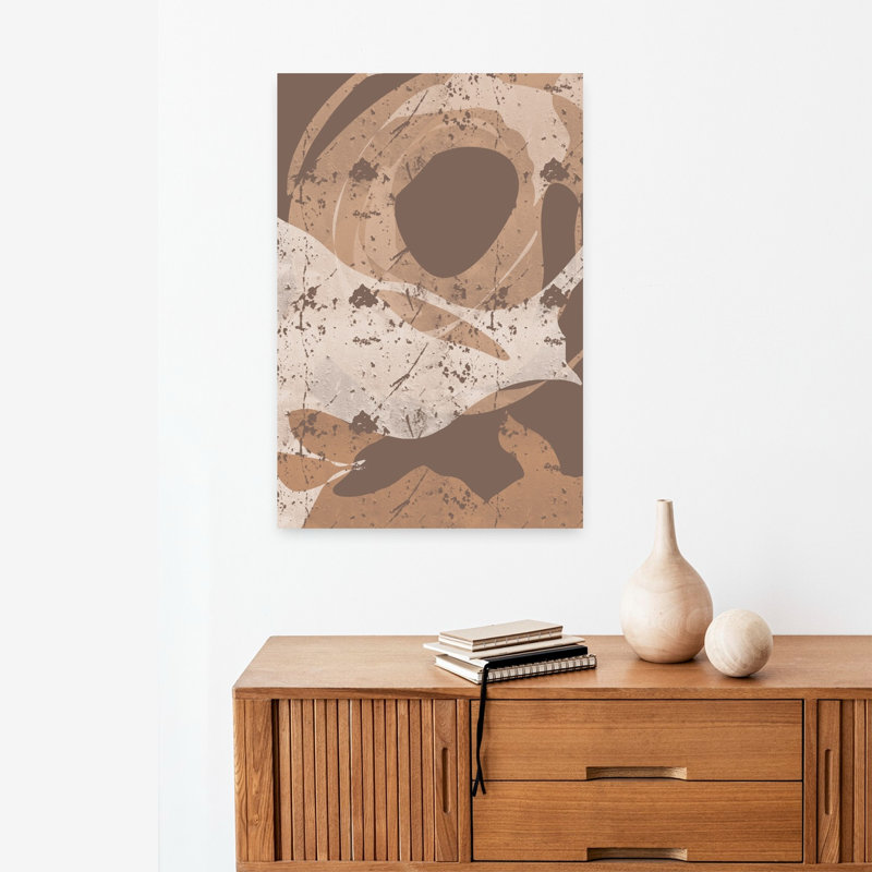 Art contemporain, art contemporain abstrait, H 24 po x l 16 po