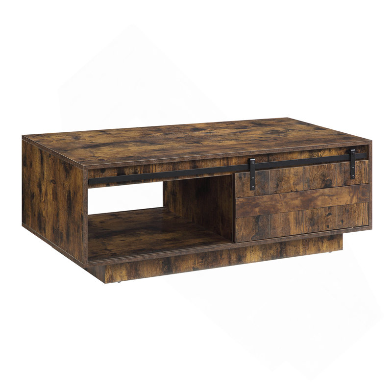 Table basse, finition chêne rustique Bellarosa