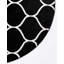 Tapis noir à motif géométrique Bruges-165022280