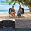 Ensemble de 2 chaises de camping pliantes surdimensionnées et légères-897480349