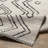 Mel Moroccan Area Rug in Black/Cream-830425615