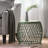 Malex Round Iron Outdoor Side Table-893831227