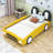 Himke Twin Car-Shaped Bed with Wheels-1182427890