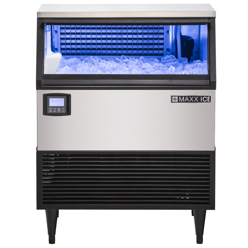 Machine à glace autoportante Maxx Ice Intelligent Series, Acier inoxydable, H 39 po x l 30 po x P 28 po