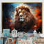 «Lion Vivid Majesty II», reproduction sur toile-1692220640-1721521427