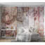 Papier peint abstrait, fantaisie bois pastel doux-816531152