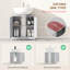 Armoire de salle de bain sous le lavabo avec 2 portes (sans lavabo)