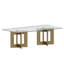 96'' L x 44'' W Glass Rectangular Table Top