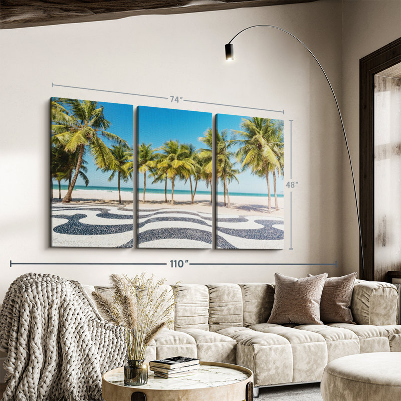 " Copacabana Beach ", 48" H x 74" W