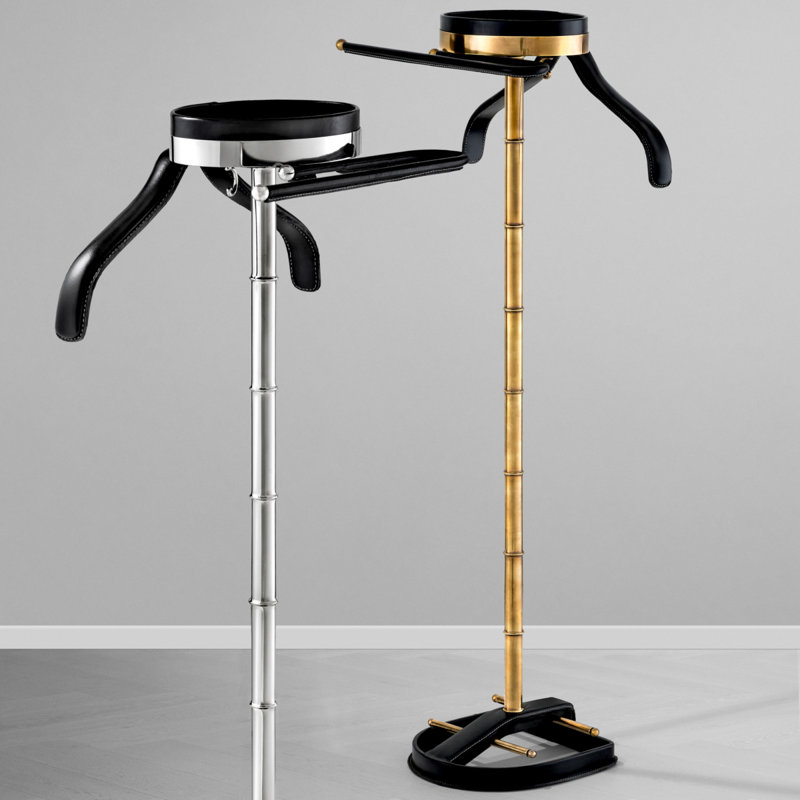 McKinsey 2 - Hook Coat Rack, Vintage Brass