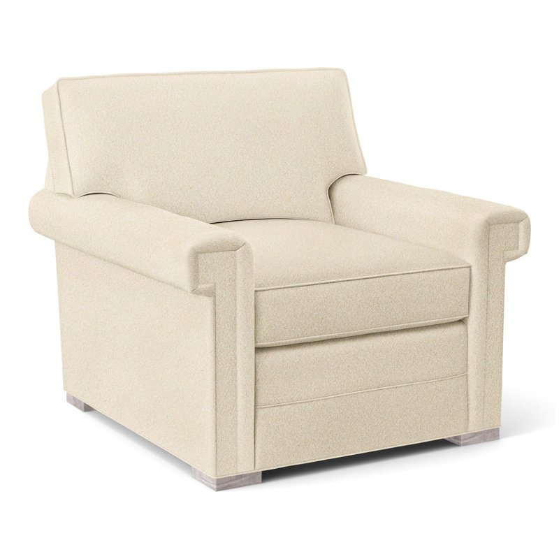 Davidson Armchair, No, Kimoni Natural, Dove Gray