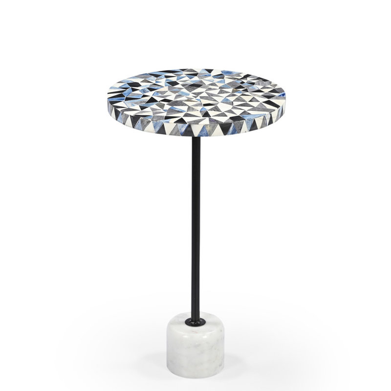 Table à martini avec insert en os