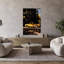 Art mural de paysage d'automne rétro rétro jaune classique-637346964
