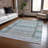 Machine Washable Indoor/Outdoor Meredith ACN2160 Striped Rug-1528066064
