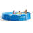 Plastic Round Frame Set Pool 40'' H x 105'' W x 128'' L , with Pump Included