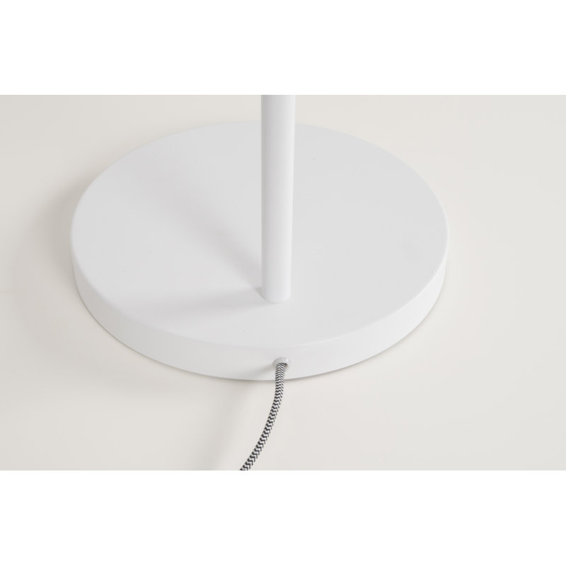 Lampe de travail sur pied 59 "Buckle Head, Blanc, Blanc