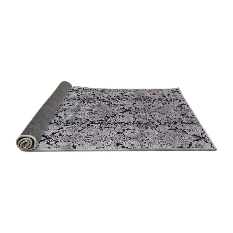 Tapis noir / gris Asdvadzadur, Carré 6 pi