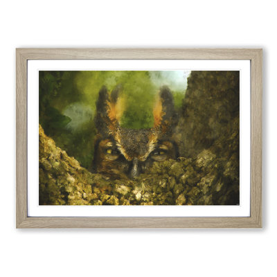 Great Horned Owl Vol.3 - Framed Print