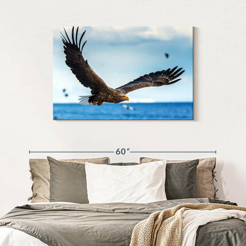 Eagle In Flight, 30" H x 45" W