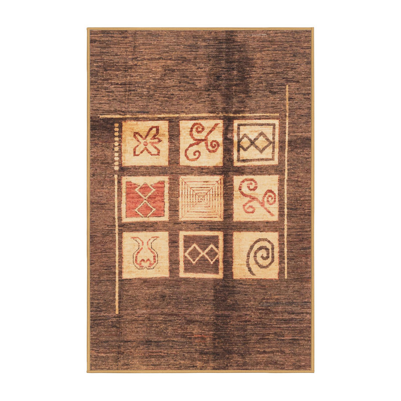 Tapis abstrait moderne 3385, Rectangle 6 pi x 9 pi
