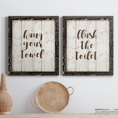 " Hang Your Towel " 2 - Pieces