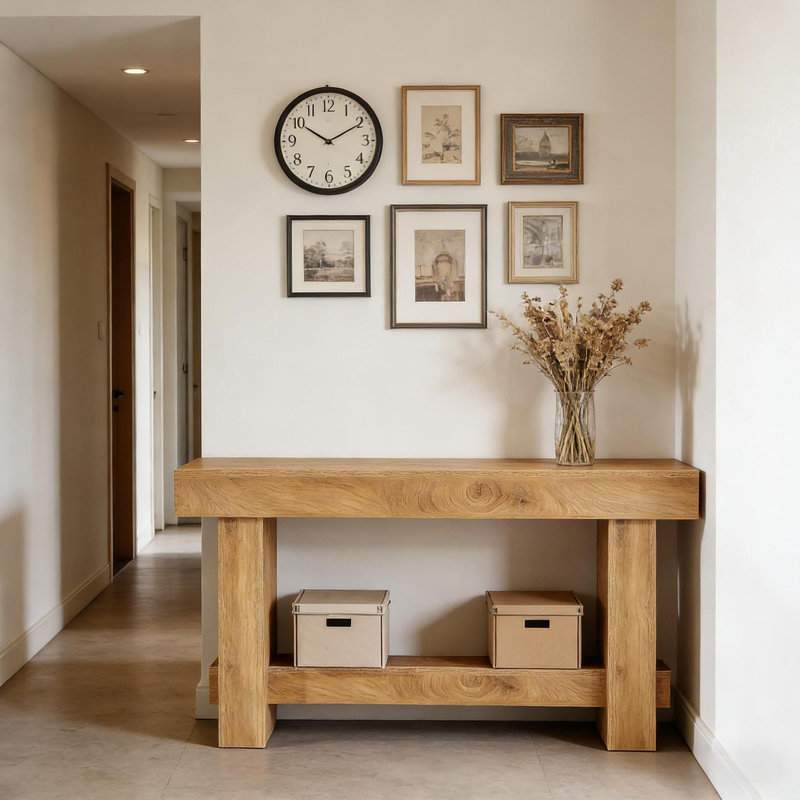 Table de couloir de style moderne, table de canapé, table de couloir, console