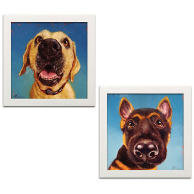 " Follow Your Nose 1 And 2 " by Lucia Heffernan 2 - Pieces