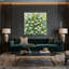 "Watercolor Botanical 73", art mural sur toile beige-342801006