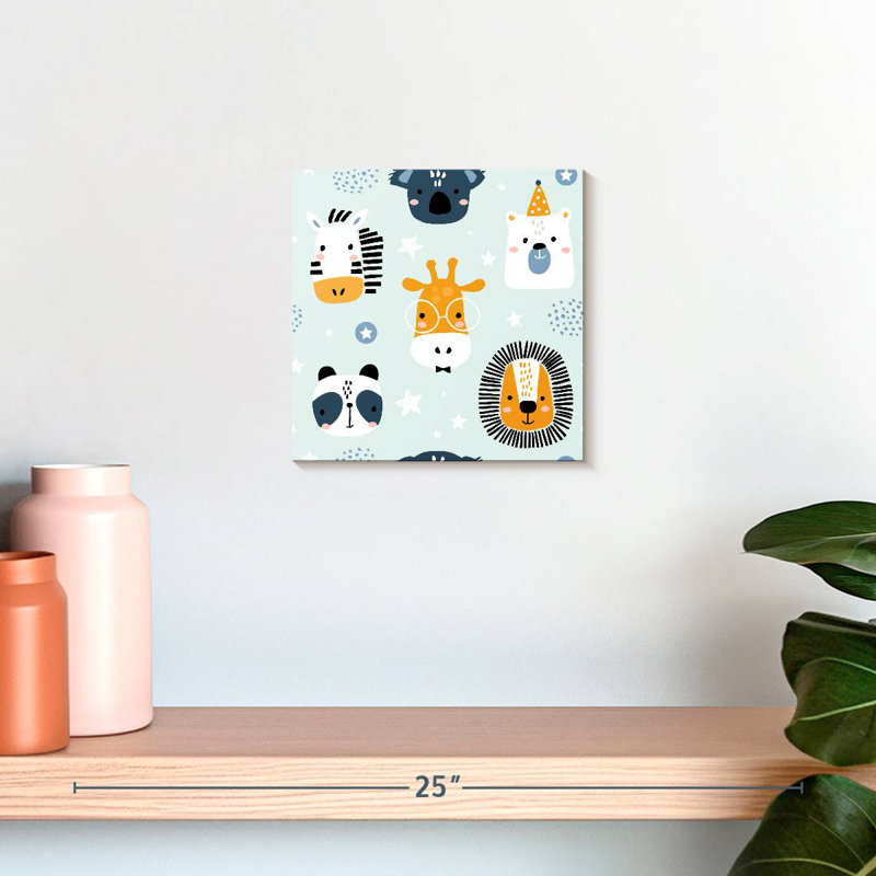 Ashelle Cute Animals, 10" H x 10" W