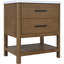 Meuble-lavabo en bois massif brun et brun 30 po Oakwell-798943778-798943800