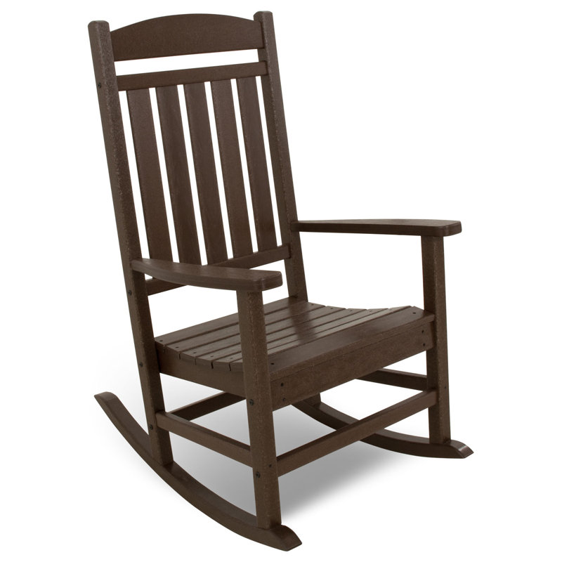 Chaise berçante POLYWOOD Classics, Acajou